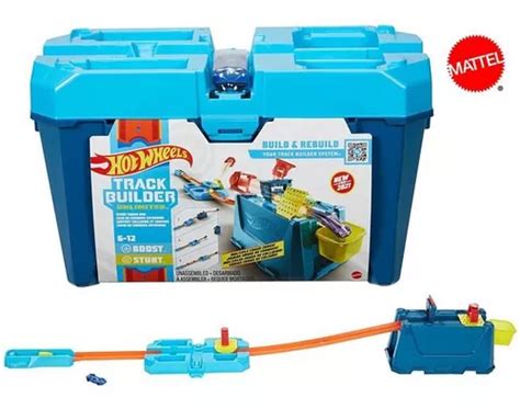 Hot Wheels Track Builder Caixa De Choques Extremo Mattel Parcelamento Sem Juros