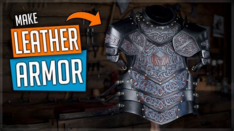 Epic Leather Armor Diy Making A Leather Chest Plate Cuirass Youtube