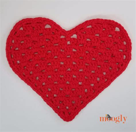 Free heart shaped crochet chart quick cricut craft – Artofit