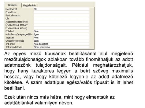 Access Alapok T Bl K Kapcsolatok Rlapok Ppt Let Lteni