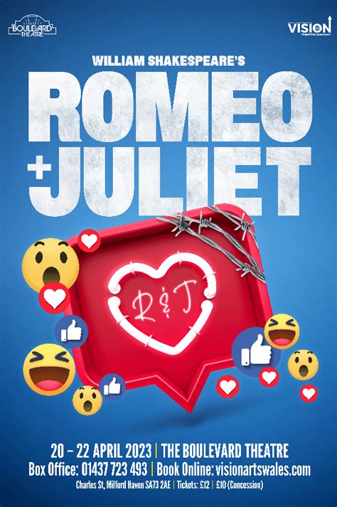 Romeo And Juliet At Boulevard Theatre Event Tickets From Ticketsource