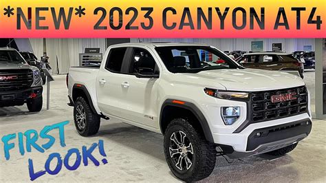 All New 2023 Gmc Canyon At4 Walkaround Youtube