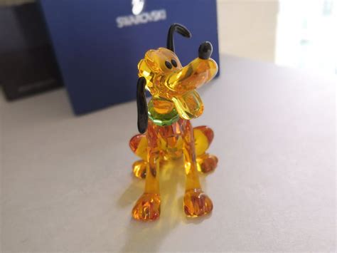 Figure Swarovski Disney Pluto Colored Edition 1119964 Boxed