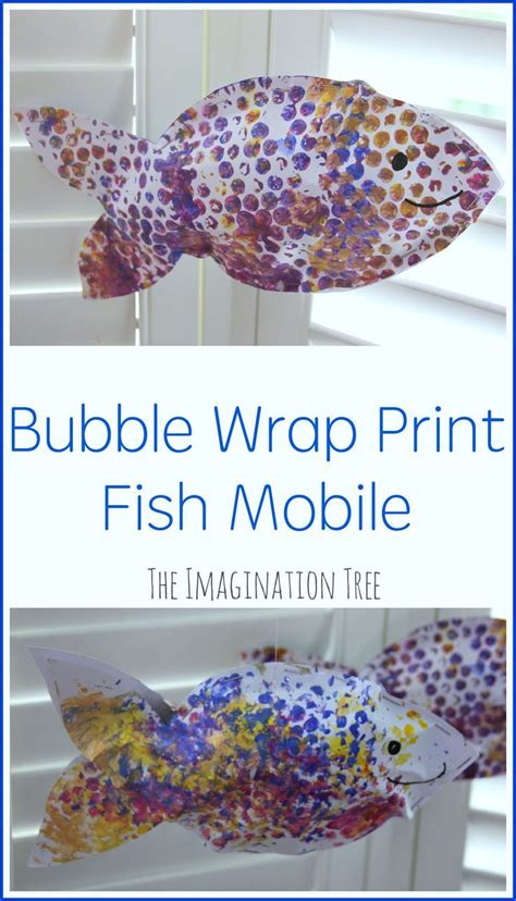 Bubble Wrap Print Fish Mobile The Imagination Tree Bubble Wrap