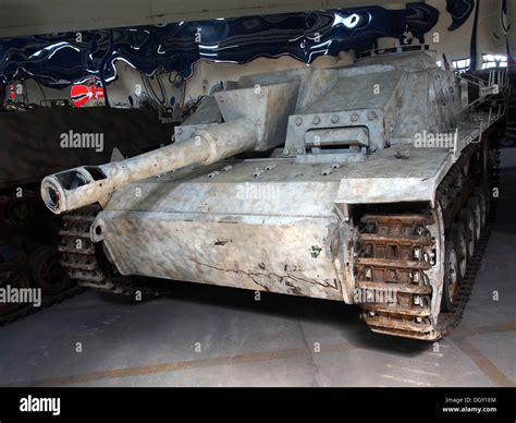 Sdkfz 142 2 Stuh 42 Tank Museum Saumur France Pic 3 Stock Photo