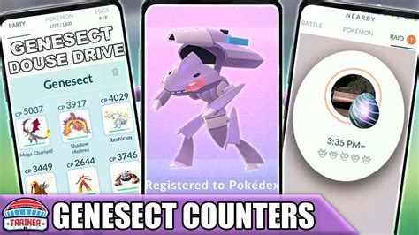 THE GENESECT DOUSE DRIVE COUNTER GUIDE 100 IVs MOVESET WEAKNESS