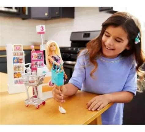 Barbie Vamos Al Supermercado Art Frp01 en venta en por sólo 124 990