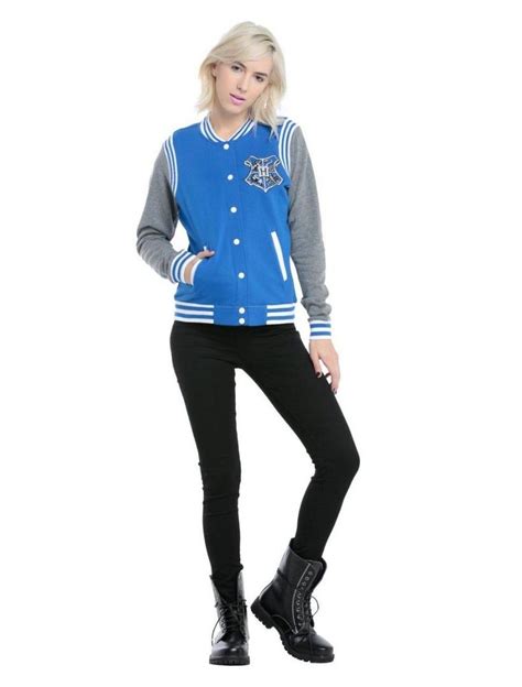 Original Harry Potter Ravenclaw Varsity Womens Fashion Coats