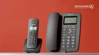 Радиотелефон Alcatel M350 Combo RU, черный - купить в Ситилинк | 1187440