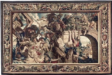 Tapestry Showing The Triumph Of Constantine Over Maxentius At The