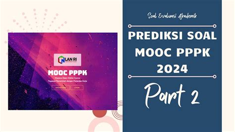 TERBARU SOAL MOOC PPPK 2024 YouTube