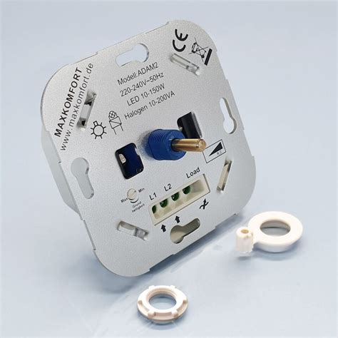 Phasenabschnitt Led Halogen Dimmer Drehdimmer Mit Druck Wechselschalter