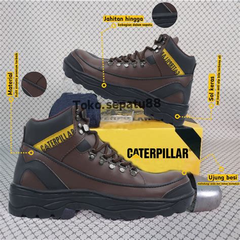 Jual Sepatu Safety Pria Caterpillar Sepatu Gunung Hiking Sepatu