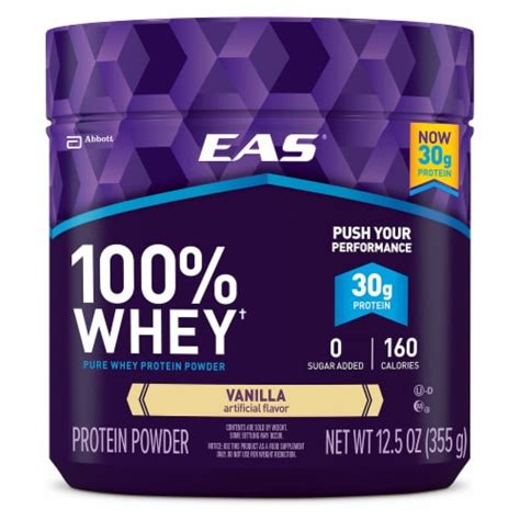 Eas 100 Whey Vanilla Protein Powder 125 Oz Kroger