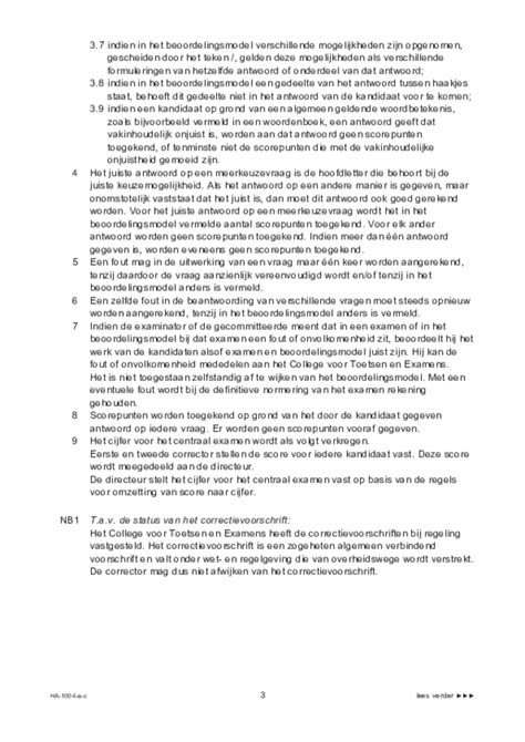 Duits Eindexamen Havo Correctievoorschrift Eindexamens Nu Examen