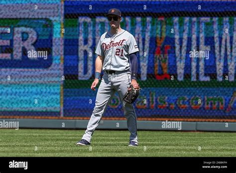 Kansas City Mo Usa 22nd May 2024 Detroit Tigers Outfielder Mark