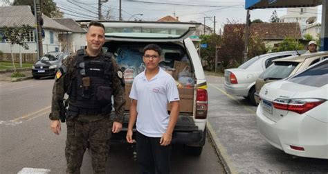 Brigada Militar arrecada doações para vítimas da enchente no Vale do