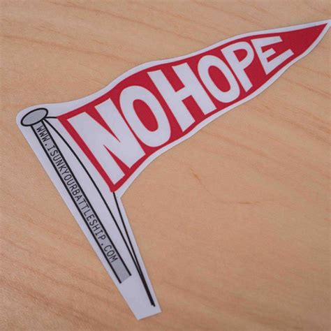 No Hope Sticker Bits And Bobs Stickers