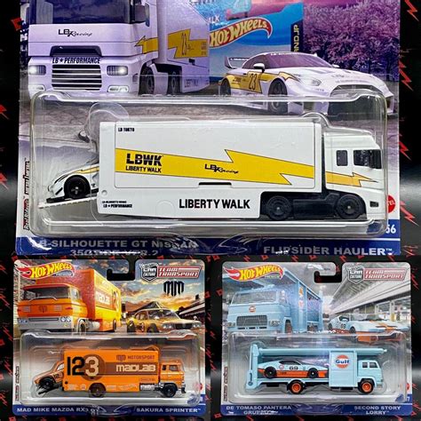 LATEST Hot Wheels Team Transport Hotwheels LBWK LB Silhouette GT Nissan GTR R Liberty Walk