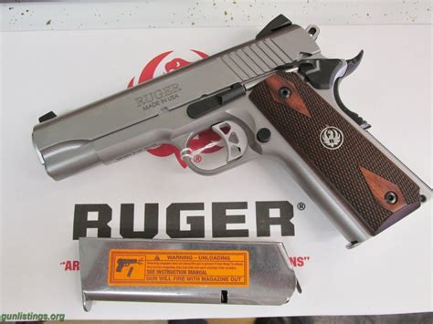 Gunlistings Org Pistols Ruger Sr Commander Acp New