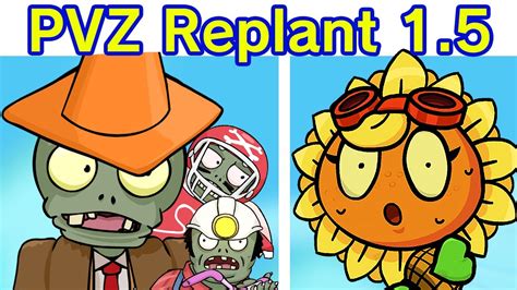 Friday Night Funkin Vs Plants Vs Zombies Replanted 1 5 Full Week 1