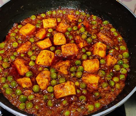 Matar Paneer Curry Recipe Delicious Matar Paneer Ki Sabzi R