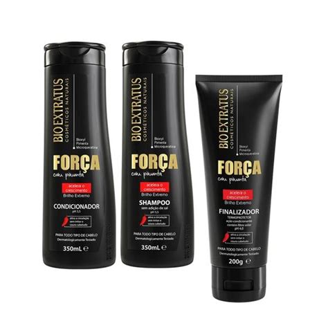 Kit Tratamento e Manutenção Força e Crescimento Shampoo Cond 350ml