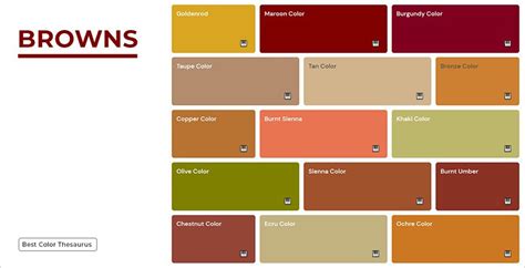 A Complete Guide To Visualisation Of Shades Through This Color Thesaurus