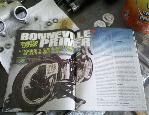 Lowbrow Customs Blog O Rama New Cycle Source Magazine Salt Flats