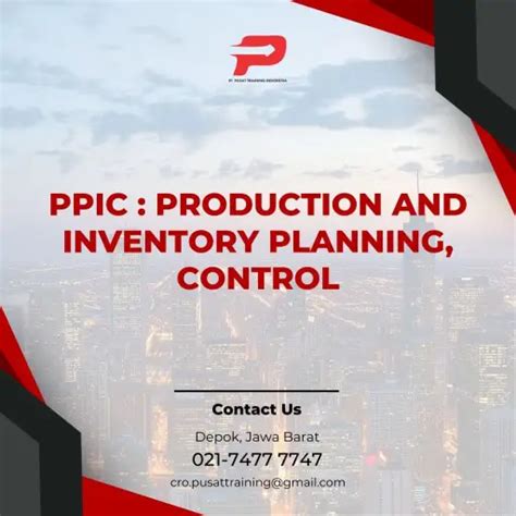 Training Production Planning Inventory Control Ppic Pusat