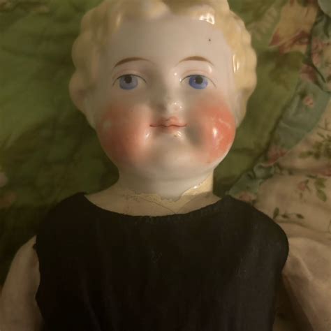 Antique German China Head Doll Blonde Mercari