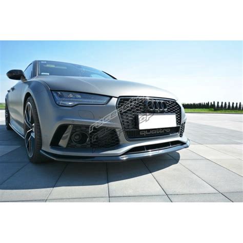 Front Splitter V 2 Audi RS7 C7 FL 192 80 Races Shop