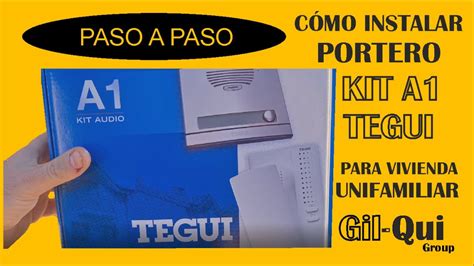 C Mo Instalar Portero Autom Tico Vivienda Tegui Youtube