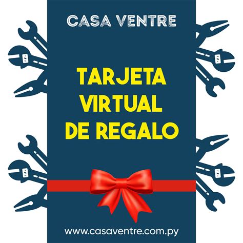 Tarjeta De Regalo Herramientas Casa Ventre Comercial