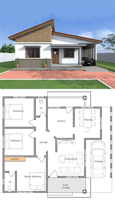 Pin By Francisca Oliveira On Gelander Modern Cheap House Plans