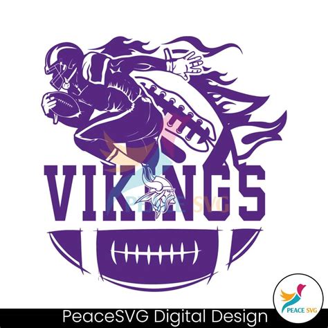 Minnesota Vikings 1961 Player Football SVG Download » PeaceSVG