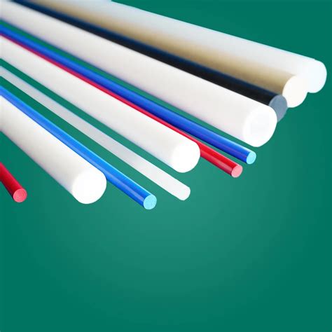 China Customized Ptfe Rod White Plastic Corrosion Resistant Chemical