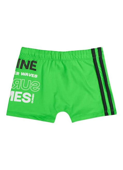 Sunga Boxer Infantil Prote O Fps Verde Quimby