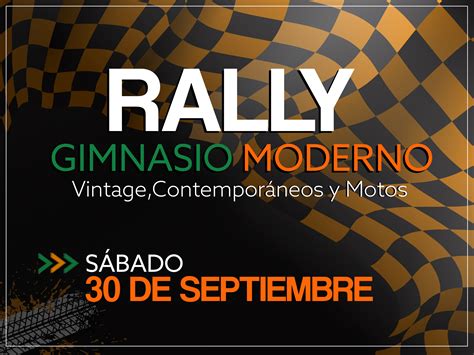 Rally Gimnasio Moderno Asociaci N De Exalumnos Del Gimnasio Moderno