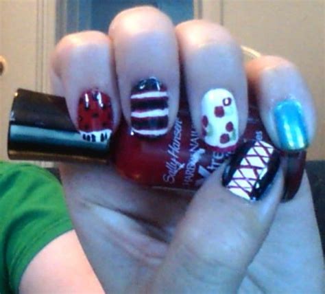 Monster High Ghoulia Yelps Inspired Nails Monster High Nails Monster