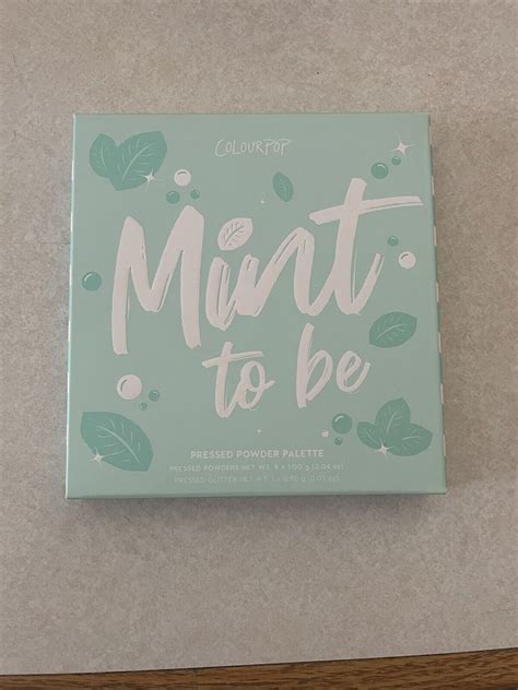 Colourpop Mint To Be Eyeshadow Palette Nib Authentic Ebay