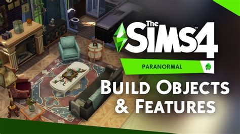 The Sims 4 Paranormal Everything NEW In Build Mode YouTube