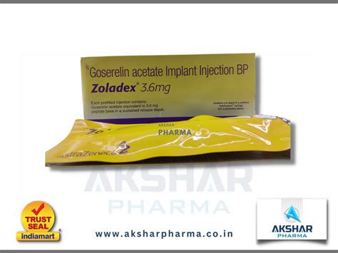 Astrazeneca Goserelin Acetatezoladex 36 Injection Packaging 11 At