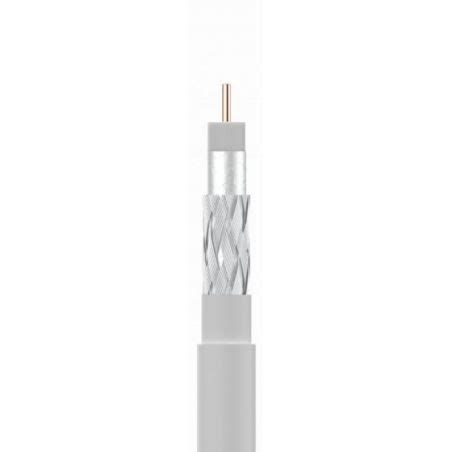 Câble coaxial en bobine de bois 500m SK6Fplus Blanc Televes