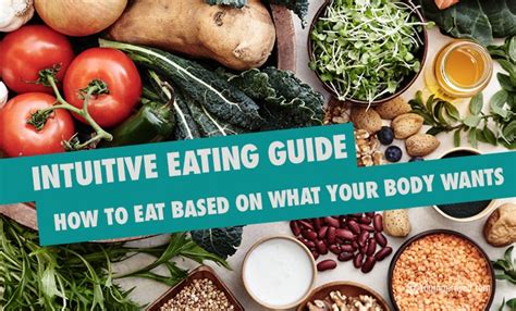 Intuitive Eating Guide How To Eat Based On What Your Body Wants