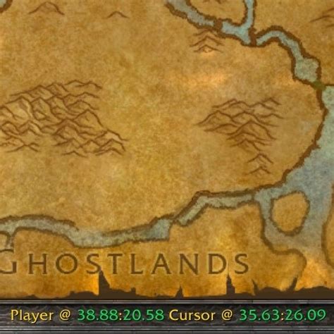 X And Y Tbc Map Coords Compasses World Of Warcraft Addons