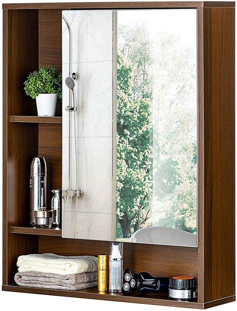 Walnut Bathroom Mirror Cabinet Semis Online