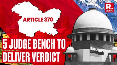 Article 370 Verdict Supreme Court Verdict On Batch Of Article 370 Plea