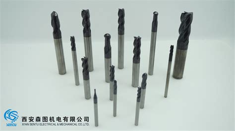 Helix Angle Long Shank Flutes Carbide Square End Mills Tungsten