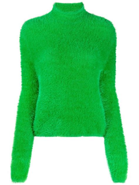 Stella McCartney Fur Free Fur Rollneck Jumper Farfetch